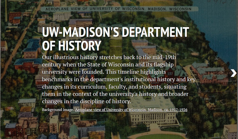 History of UW-Madison's History Dept.